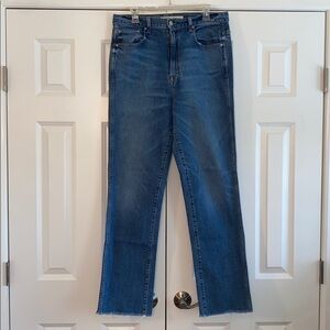 GRLFRND The Sara Super High Rise Slim Straight Jeans 100% Cotton 31